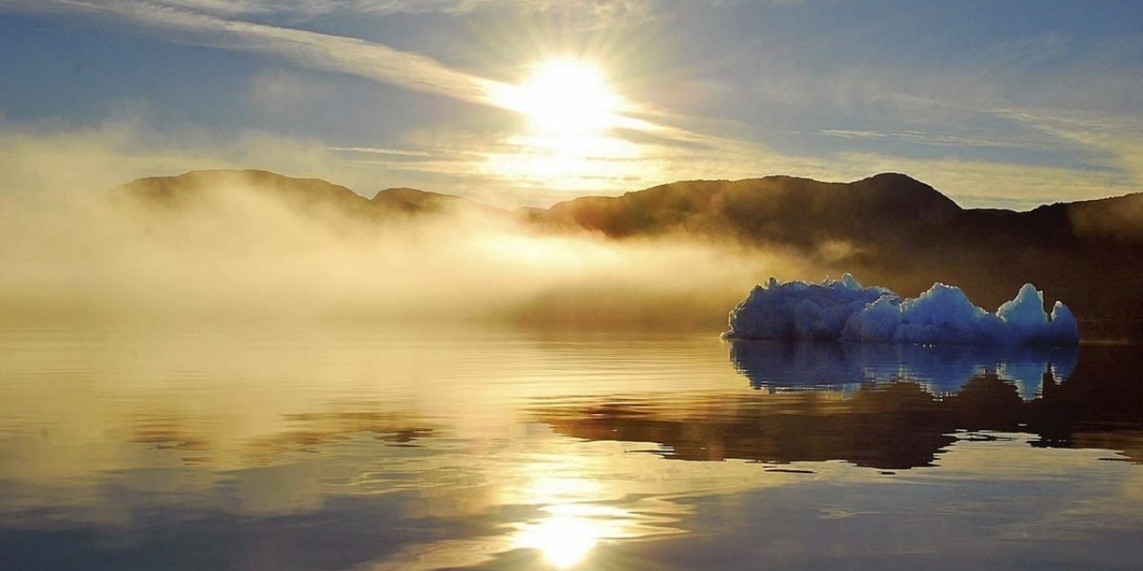 Midnight Sun In Greenland