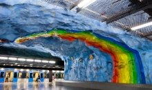 斯德哥尔摩地铁站艺术长廊